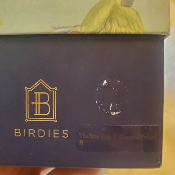 Birdies The Starling Slippers in Charcoal Python - Picture 5 of 5